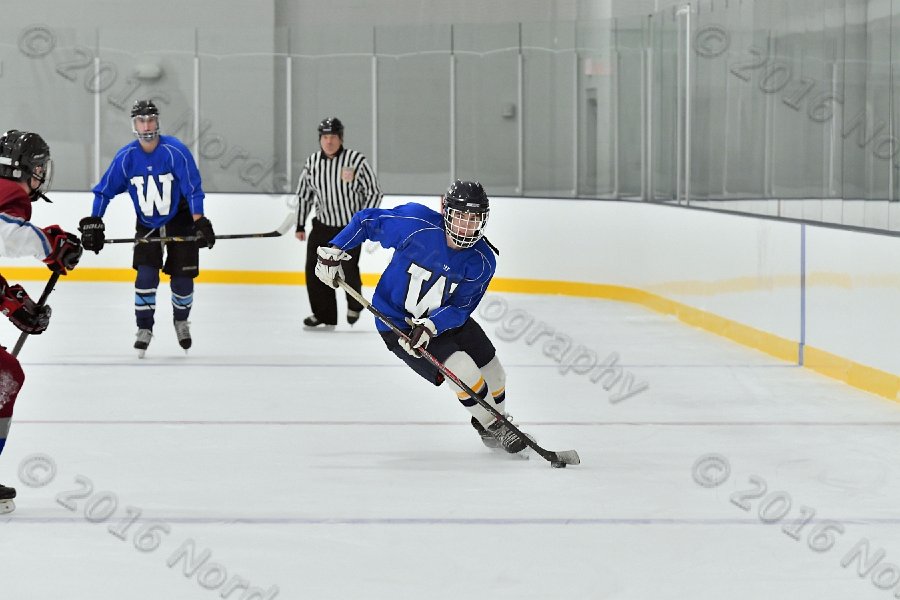 Wheaton College Men\'s Ice Hockey vs Middlesex Community College. - Photo By: KEITH NORDSTROM